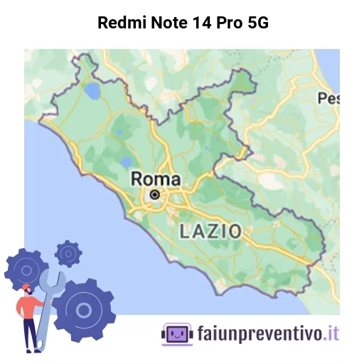 Centri assistenza Xiaomi Redmi Note 14 Pro 5G in Lazio