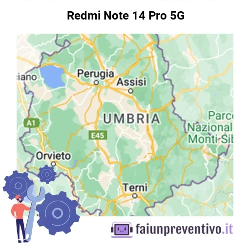Centri assistenza Xiaomi Redmi Note 14 Pro 5G in Umbria Centri assistenza Xiaomi Redmi Note 14 Pro 5G in Umbria