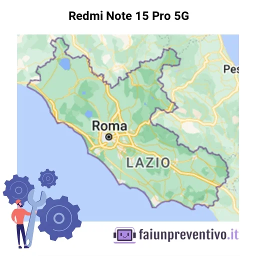 Centri assistenza Xiaomi Redmi Note 15 Pro 5G in Lazio