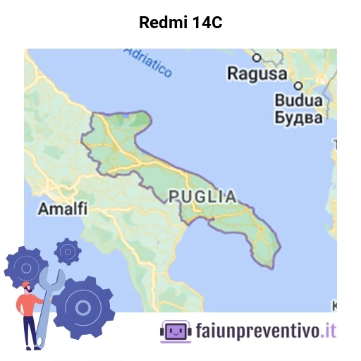 Centri assistenza Xiaomi Redmi 14C in Puglia