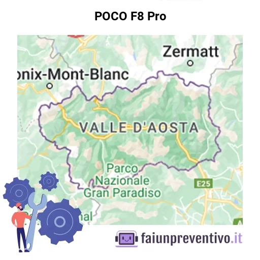 Centri assistenza Xiaomi POCO F8 Pro in Valle d’Aosta