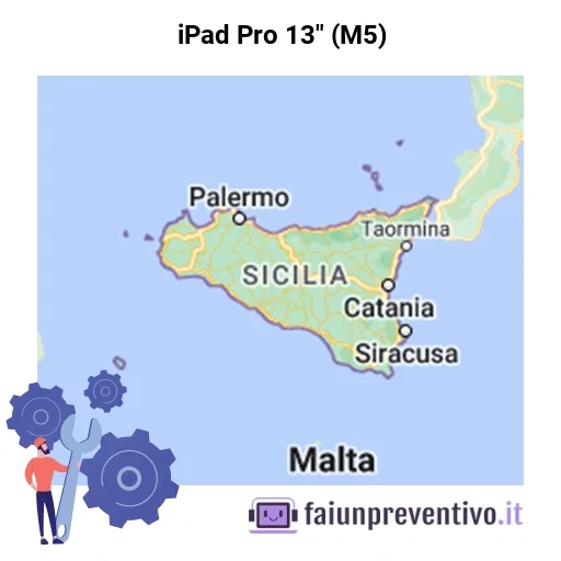 Centri assistenza Apple iPad Pro 13" (M5) in Sicilia