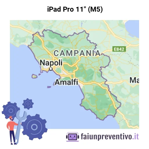 Centri assistenza Apple iPad Pro 11" (M5) in Campania