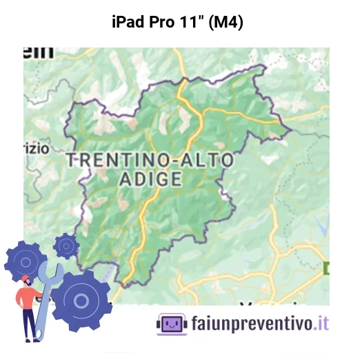 Centri assistenza Apple iPad Pro 11" (M4) in Trentino-Alto Adige