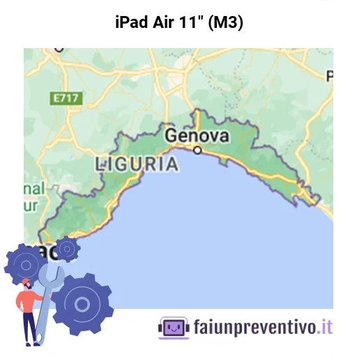 Centri assistenza Apple iPad Air 11" (M3) in Liguria
