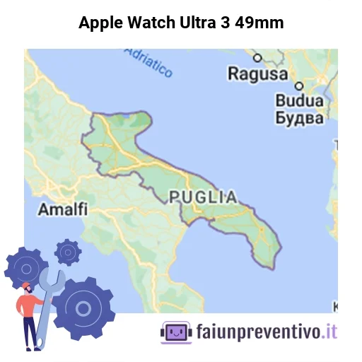 Centri assistenza Apple Apple Watch Ultra 3 49mm in Puglia