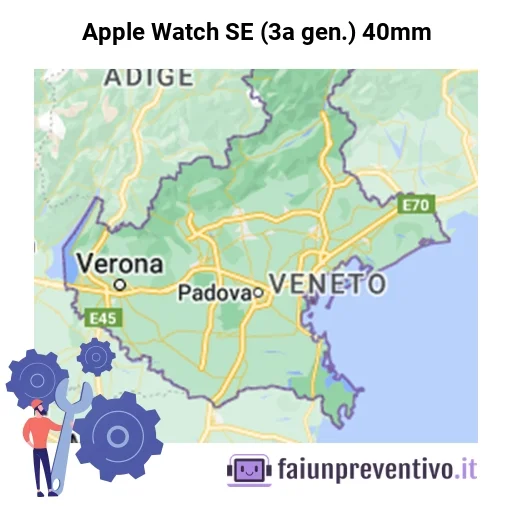 Centri assistenza Apple Apple Watch SE (3a gen.) 40mm in Veneto