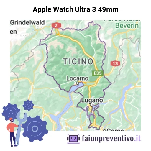 Centri assistenza Apple Apple Watch Ultra 3 49mm in Canton Ticino