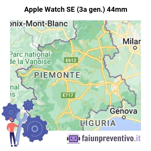 Centri assistenza Apple Apple Watch SE (3a gen.) 44mm in Piemonte