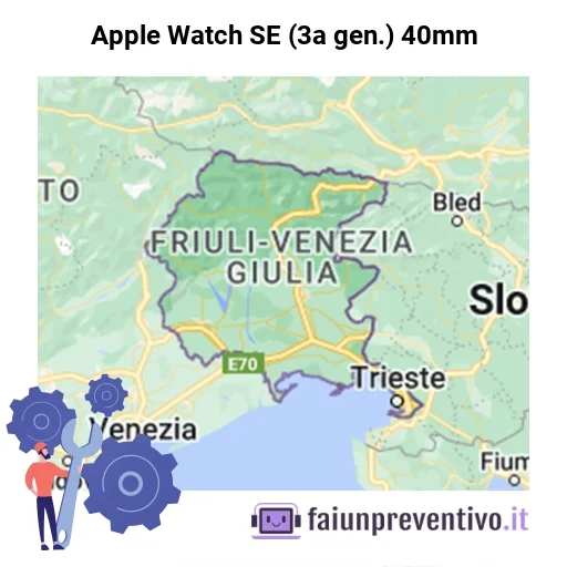 Centri assistenza Apple Apple Watch SE (3a gen.) 40mm in Friuli-Venezia Giulia