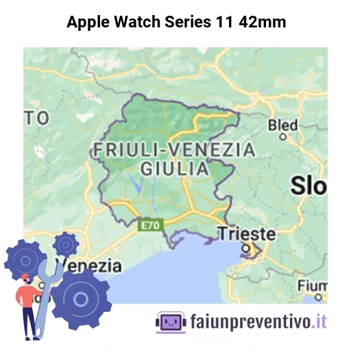Centri assistenza Apple Apple Watch Series 11 42mm in Friuli-Venezia Giulia