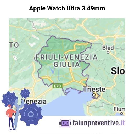 Centri assistenza Apple Apple Watch Ultra 3 49mm in Friuli-Venezia Giulia