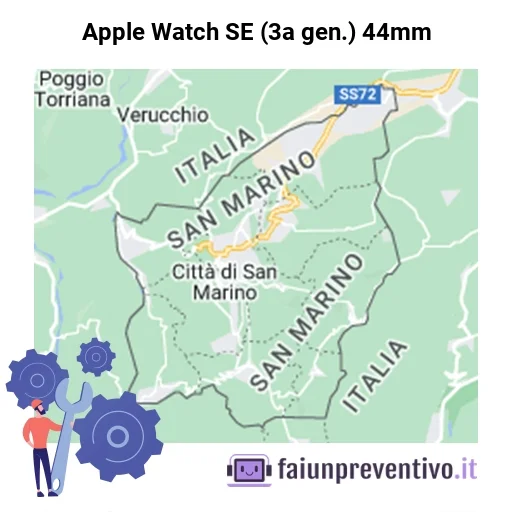 Centri assistenza Apple Apple Watch SE (3a gen.) 44mm in Repubblica di San Marino