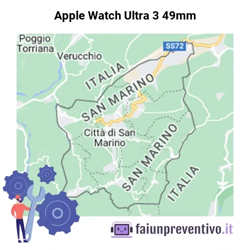 Centri assistenza Apple Apple Watch Ultra 3 49mm in Repubblica di San Marino