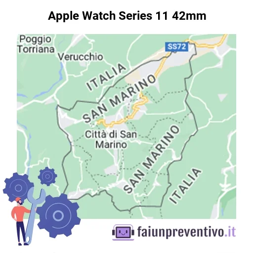 Centri assistenza Apple Apple Watch Series 11 42mm in Repubblica di San Marino