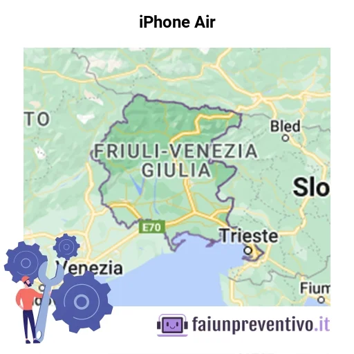 Centri assistenza Apple iPhone Air in Friuli-Venezia Giulia Centri assistenza Apple iPhone Air in Friuli-Venezia Giulia