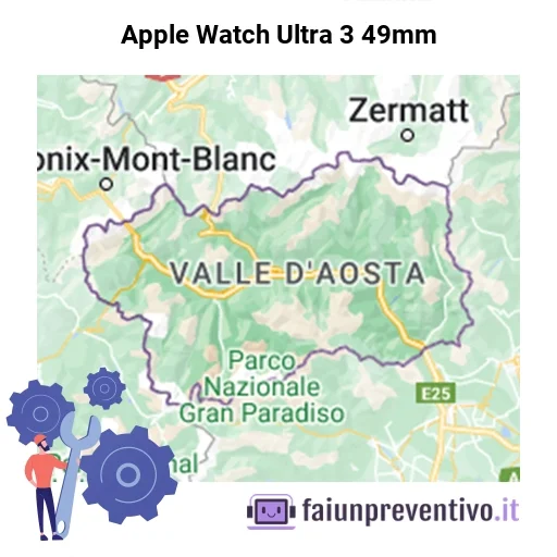 Centri assistenza Apple Apple Watch Ultra 3 49mm in Valle d’Aosta