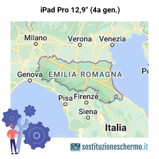 Schermo iPad Pro 12,9" (4a gen.) da sostituire? Prezzi in Emilia-Romagna