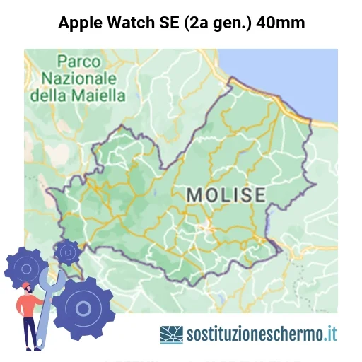 Schermo Apple Watch SE (2a gen.) 40mm da sostituire? Prezzi in Molise