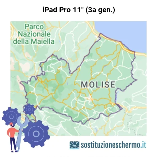 Schermo iPad Pro 11" (3a gen.) da sostituire? Prezzi in Molise