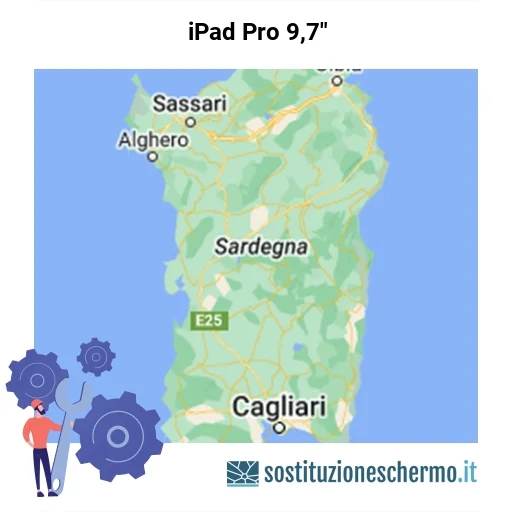 Schermo iPad Pro 9,7" da sostituire? Prezzi in Sardegna