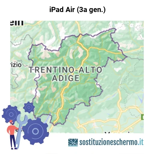 Schermo iPad Air (3a gen.) da sostituire? Prezzi in Trentino-Alto Adige