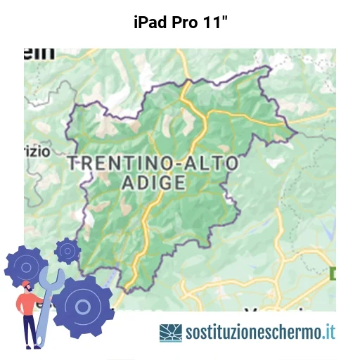 Schermo iPad Pro 11" da sostituire? Prezzi in Trentino-Alto Adige