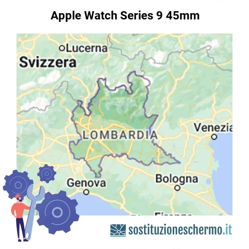 Schermo Apple Watch Series 9 45mm da sostituire? Prezzi in Lombardia