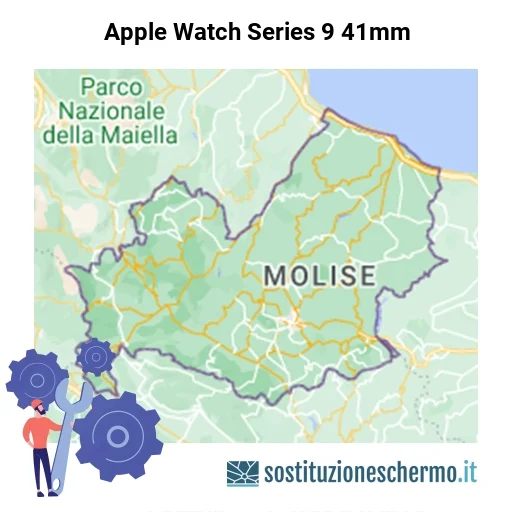 Schermo Apple Watch Series 9 41mm da sostituire? Prezzi in Molise