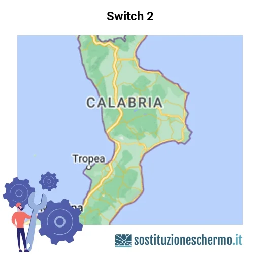 Schermo Switch 2 da sostituire? Prezzi in Calabria