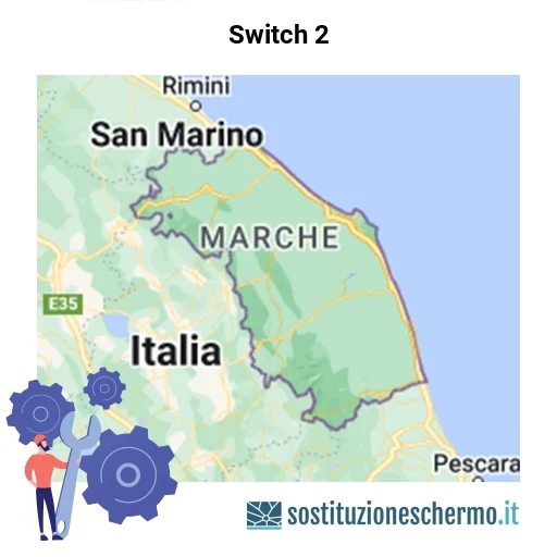 Schermo Switch 2 da sostituire? Prezzi in Marche