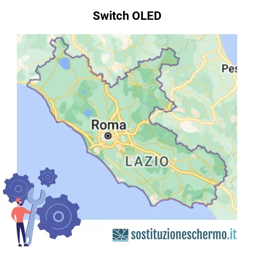 Schermo Switch OLED da sostituire? Prezzi in Lazio