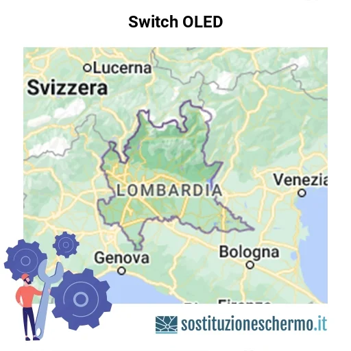 Schermo Switch OLED da sostituire? Prezzi in Lombardia