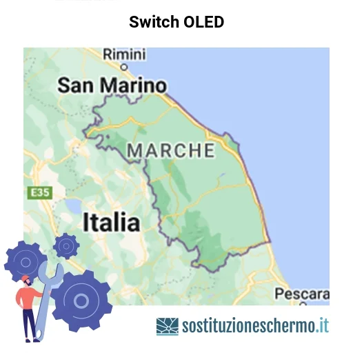 Schermo Switch OLED da sostituire? Prezzi in Marche