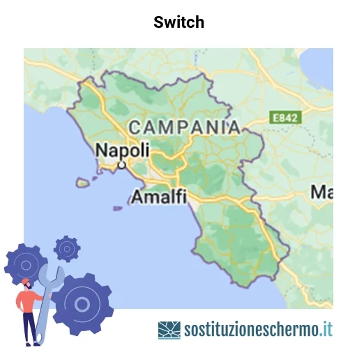 Schermo Switch da sostituire? Prezzi in Campania