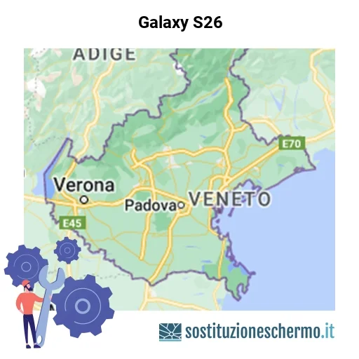 Schermo Galaxy S26 da sostituire? Prezzi in Veneto Schermo Galaxy S26 da sostituire? Prezzi in Veneto