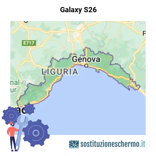 Schermo Galaxy S26 da sostituire? Prezzi in Liguria Schermo Galaxy S26 da sostituire? Prezzi in Liguria
