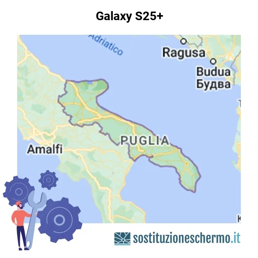 Schermo Galaxy S25+ da sostituire? Prezzi in Puglia Schermo Galaxy S25+ da sostituire? Prezzi in Puglia