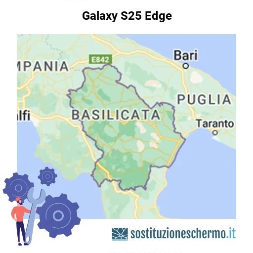Schermo Galaxy S25 Edge da sostituire? Prezzi in Basilicata
