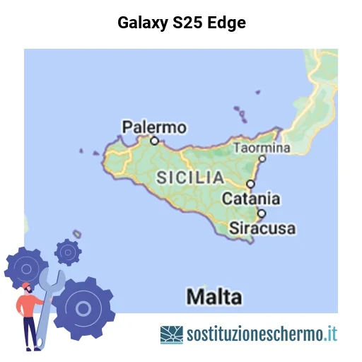Schermo Galaxy S25 Edge da sostituire? Prezzi in Sicilia Schermo Galaxy S25 Edge da sostituire? Prezzi in Sicilia