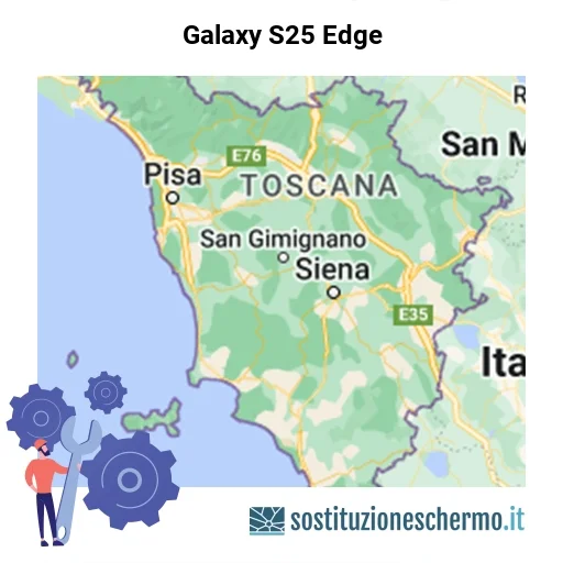 Schermo Galaxy S25 Edge da sostituire? Prezzi in Toscana