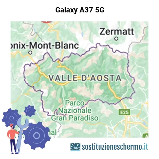 Schermo Galaxy A37 5G da sostituire? Prezzi in Valle d’Aosta