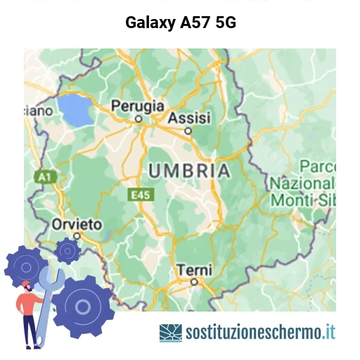 Schermo Galaxy A57 5G da sostituire? Prezzi in Umbria Schermo Galaxy A57 5G da sostituire? Prezzi in Umbria
