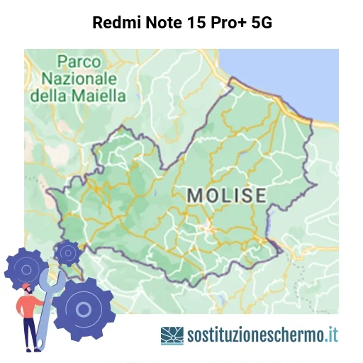 Schermo Redmi Note 15 Pro+ 5G da sostituire? Prezzi in Molise