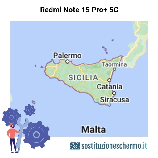 Schermo Redmi Note 15 Pro+ 5G da sostituire? Prezzi in Sicilia Schermo Redmi Note 15 Pro+ 5G da sostituire? Prezzi in Sicilia
