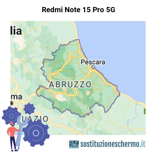 Schermo Redmi Note 15 Pro 5G da sostituire? Prezzi in Abruzzo