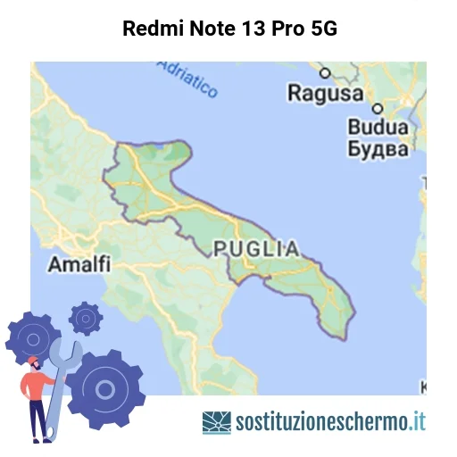 Schermo Redmi Note 13 Pro 5G da sostituire? Prezzi in Puglia Schermo Redmi Note 13 Pro 5G da sostituire? Prezzi in Puglia