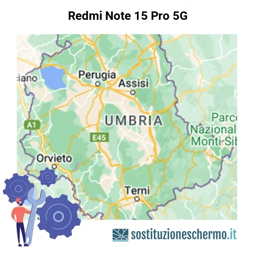 Schermo Redmi Note 15 Pro 5G da sostituire? Prezzi in Umbria