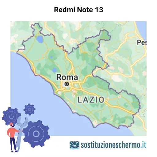 Schermo Redmi Note 13 da sostituire? Prezzi in Lazio