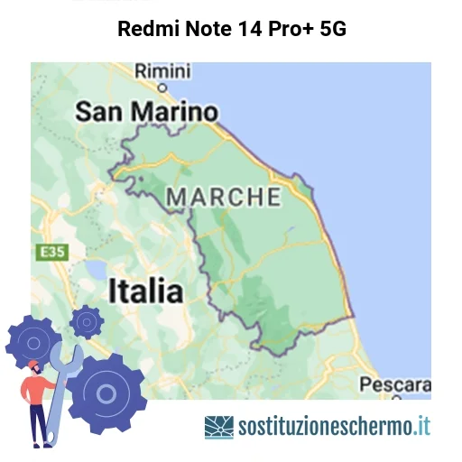 Schermo Redmi Note 14 Pro+ 5G da sostituire? Prezzi in Marche
